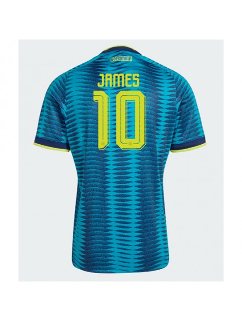 Colombia James Rodriguez #10 Replika Borta Kläder VM 2026 Kortärmad Colombia James Rodriguez #10 Replika Borta Kläder VM 2026 Kortärmad
